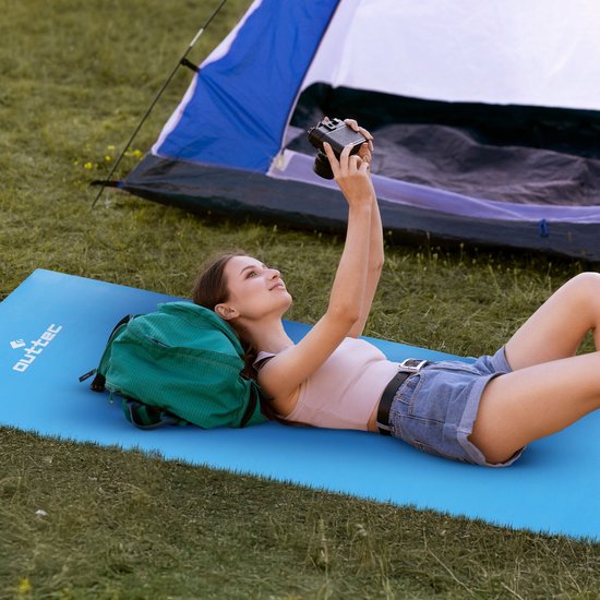 Outtec® Slaapmat EVA met Aluminiumlaag - Isolatiemat - Schuimmat - Kampeermat - Isolerende Mat - 180 x 50 cm - Ultralicht van Outtec — afbeelding 5
