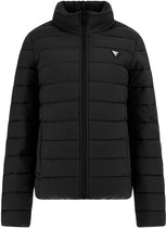 Guess Solid Heavy Diann Puffer Jas Dames - Zwart - Maat XL