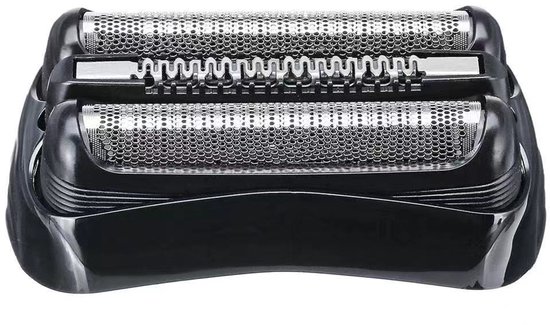 Foto: Geschikt voor braun series 3 21b elektrisch scheerapparaat vervangende scheerkop scheerblad zwart