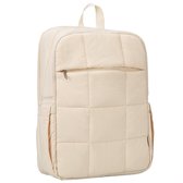 Selencia Vaya Puffy Laptop Rugzak - 16 inch Rugtas - Dames Tas - Soft Ivory