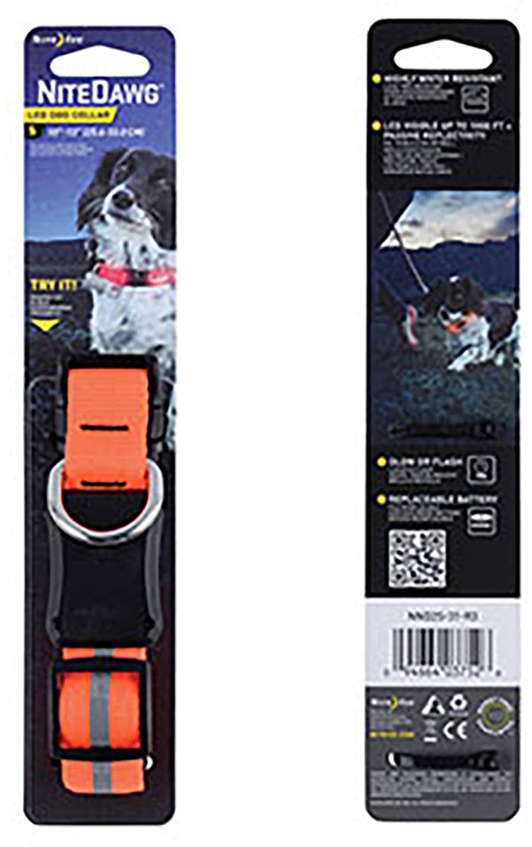 Nite Ize NiteDawg Halsband oranje S
