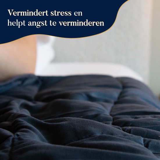 Latona Blanket® Verzwaringsdeken kind 100 x 150cm - 3kg - Antraciet - Polyester - Weighted blanket