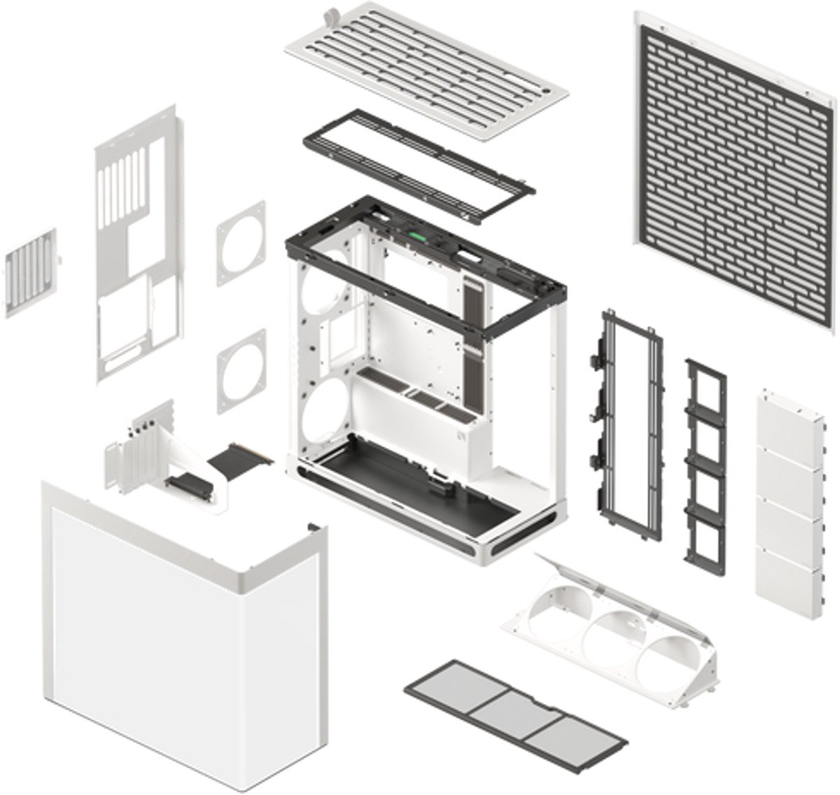 HAVN HS 420 VGPU Wit - Midtowermodel