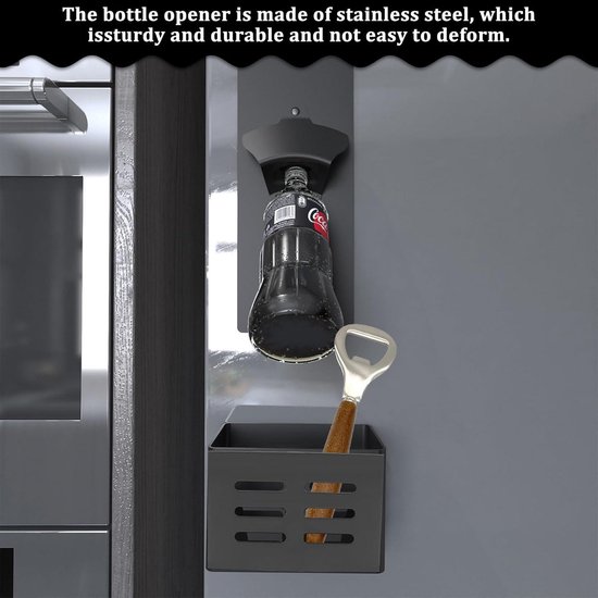 wortek Flesopener met opvangbak, drankopener, bierflesopener, kroonkurken, verzamelaar, bar, keuken, campingaccessoires, cadeau voor mannen en bierliefhebbers, groen wortek Flesopener met opvangbak, drankopener, bierflesopener, kroonkurken, verzamelaar, bar, keuken, campingaccessoires, cadeau voor mannen en bierliefhebbers, groen