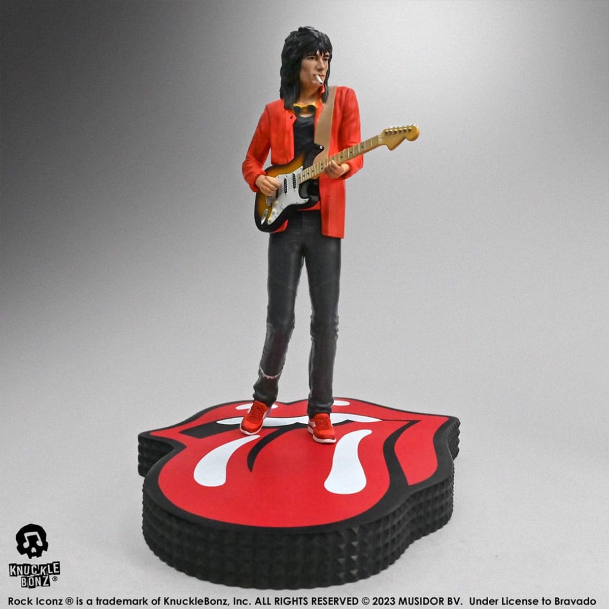 Knucklebonz The Rolling Stones Rock Iconz Statue Ronnie Wood (Tattoo You Tour 1981) 22 cm Beeld