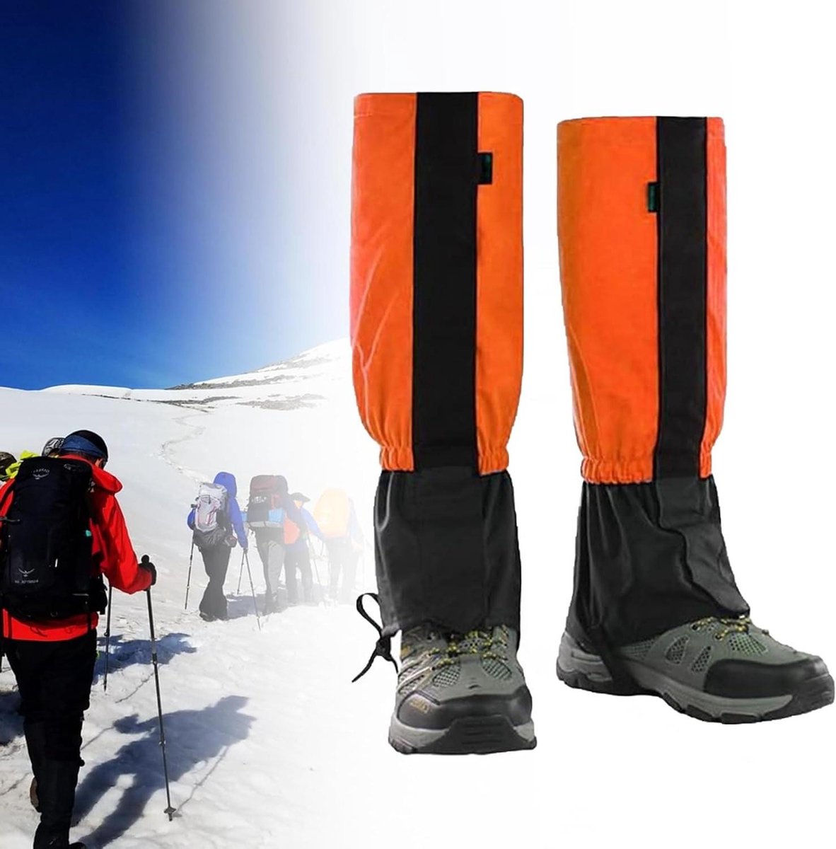 Allecto Plus - Waterdichte en ademende beenkappen voor outdooractiviteiten zoals wandelen, sneeuwwandelen, trekking en jagen