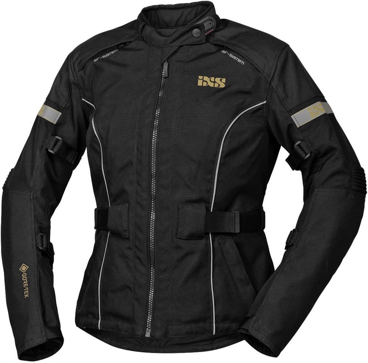 IXS Tour Classic Gore-Tex Dames Zwart Textiele Motorjas - Jas