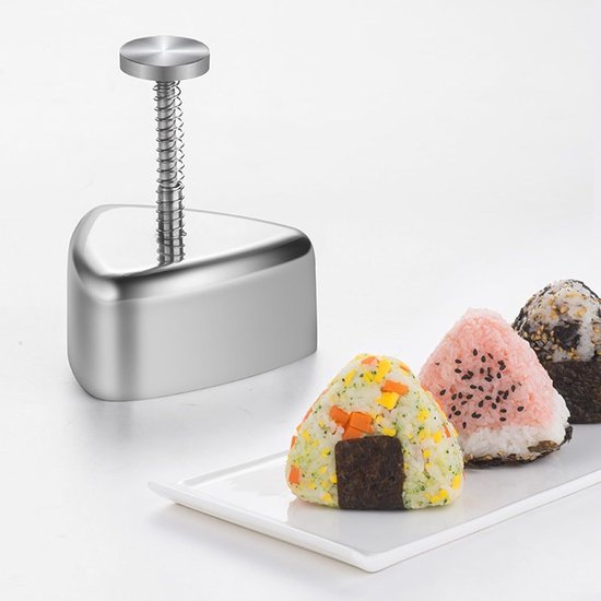 Onigiri Vorm - Driehoekige Sushivorm - 6-in-één - Gereedschap Voor Zeewierrijstballen Sushi Musubi