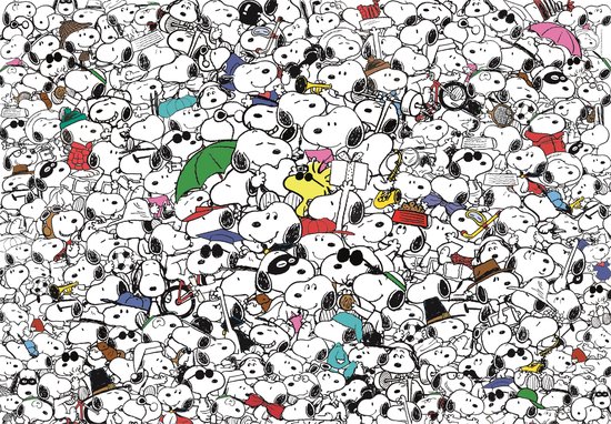 Clementoni - Puzzel - 1000 Stukjes - Impossible Peanuts - Puzzel Voor Volwassenen