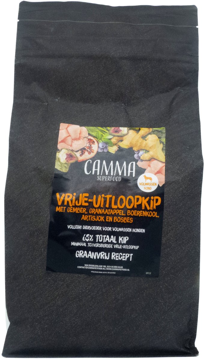 Camma Superfoods Volwassen Honden- Kip 2kg