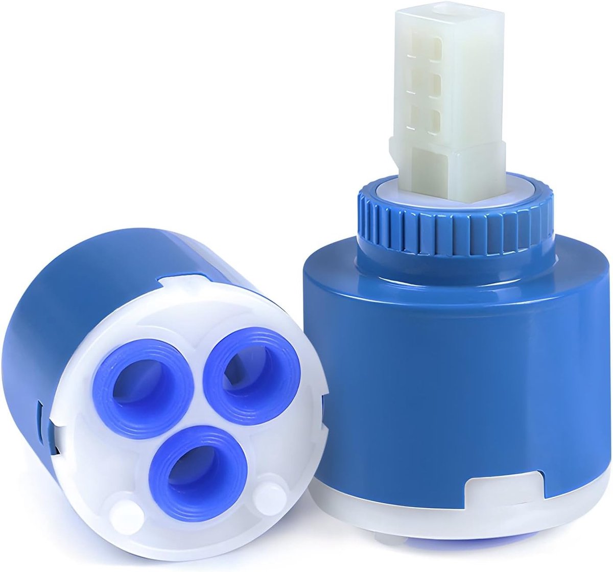 Ceramic cartridge 35 mm with directional flow system for mixer tap