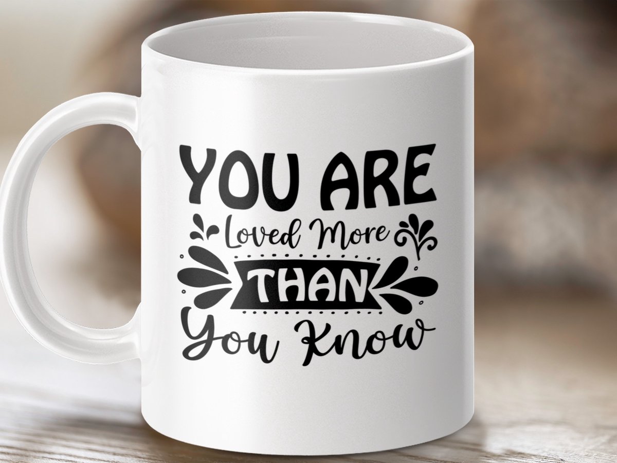 inspirational mok, motivatie mok, positieve mok, vrienden cadeau, geschenk voor haar, liefde mok, je bent geliefd, koffie mok, thee mok, positief cadeau, motivatie cadeau, liefdescadeau, mok cadeau