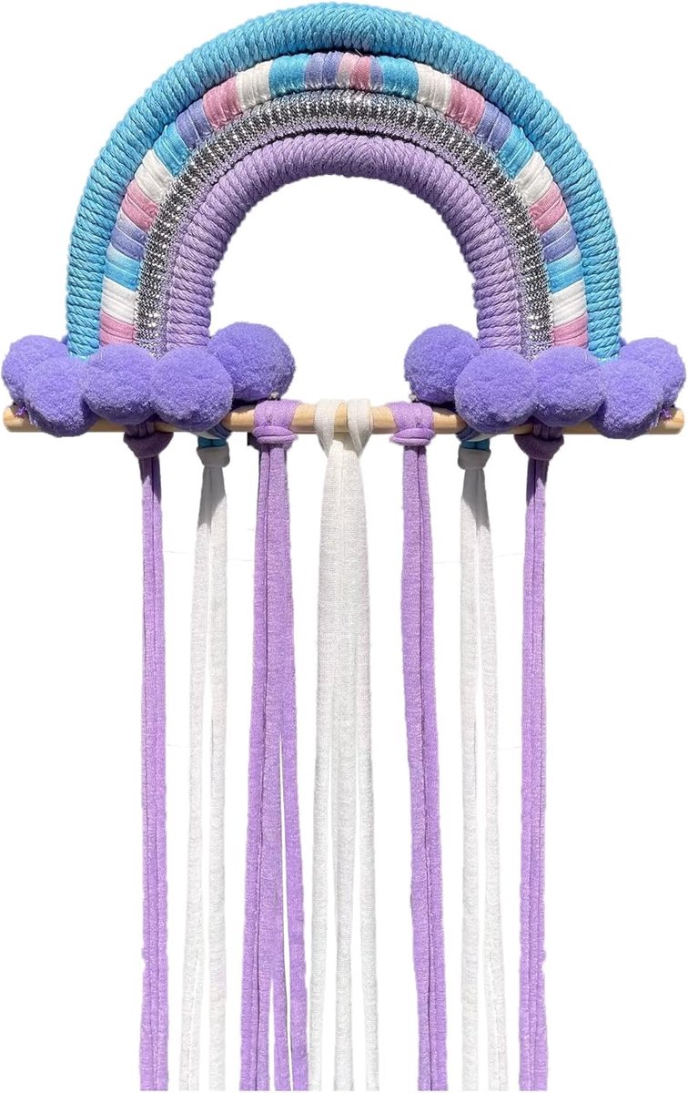 Hair Clips Storage Holder - Rainbow Haar Clip Houder voor Meisjes - Haar Strik Houder voor Hanging Haar Clips Organizer - Haar Clips Houder Wanddecoratie - Thuisdecoratie