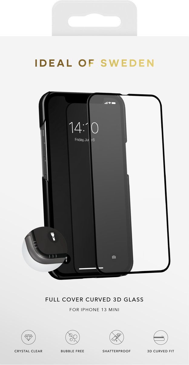 iDeal Of Sweden Ideal Full Coverage Glass iPhone 13 Mini Glass