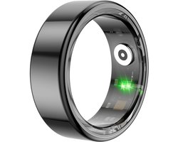 Smart Ring Health Tracker, Bluetooth Fitness Tracker Ring met Slaapmonitor, Stappenteller, Video Scrollen, Camera-afstandsbediening, IP68 Waterdicht, voor IOS en Android (Aanslag)