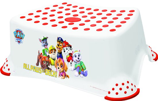 Keeeper Paw Patrol Opstapje - Wit - Voor Toilettraining en Tandenpoetsen