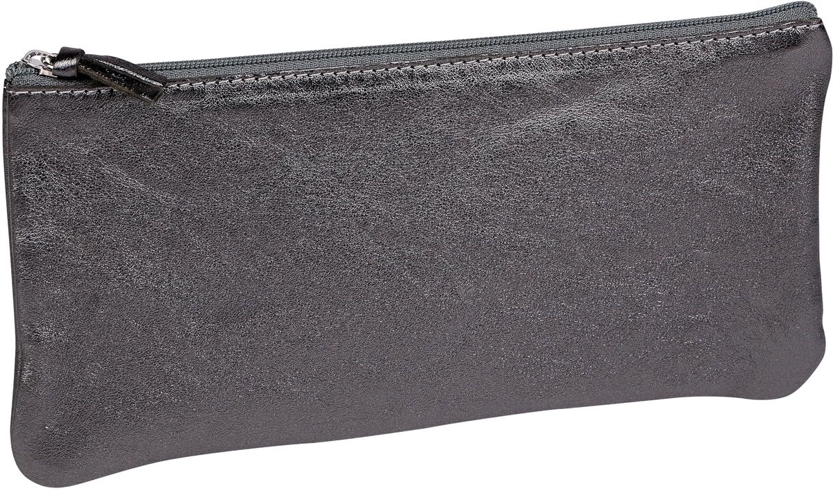 Clairefontaine 8703C etui (met parelmoereffect, plat, 22 x 11 cm, praktisch en robuust, van leer) 1 stuk grafiet