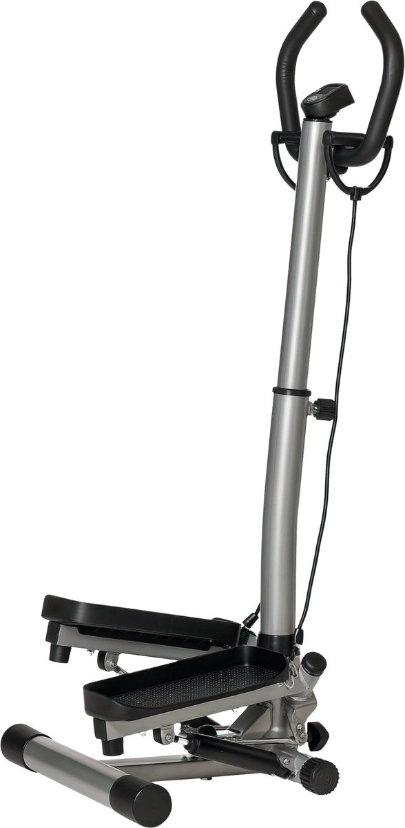 HOMCOM-Stepping Machine-55x53x128cm-Staal-Zilver