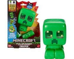 foto van Minecraft Mijn Huisdier Creeper – Interactief Actiefiguur met Licht, Geluid en Explosieve Actie