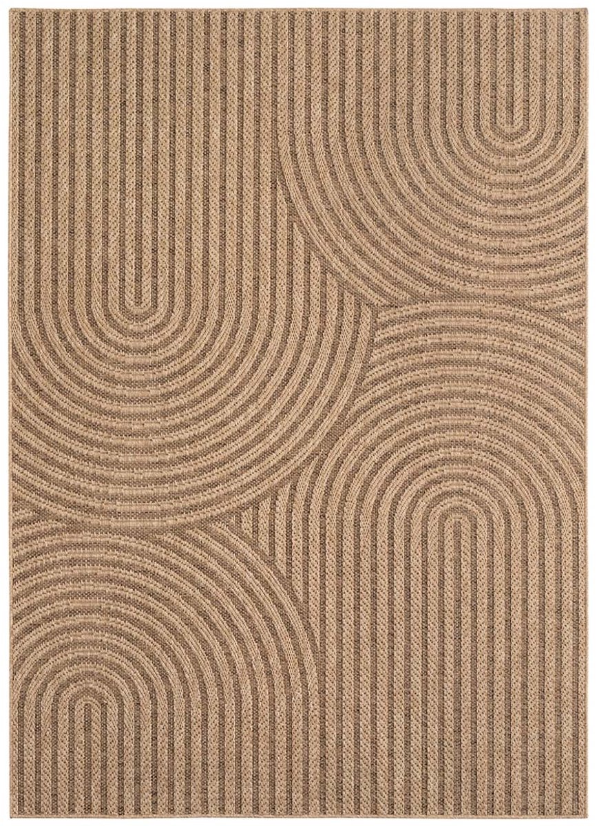 Jute buitenkleed - Cana Circo beige 240x340
