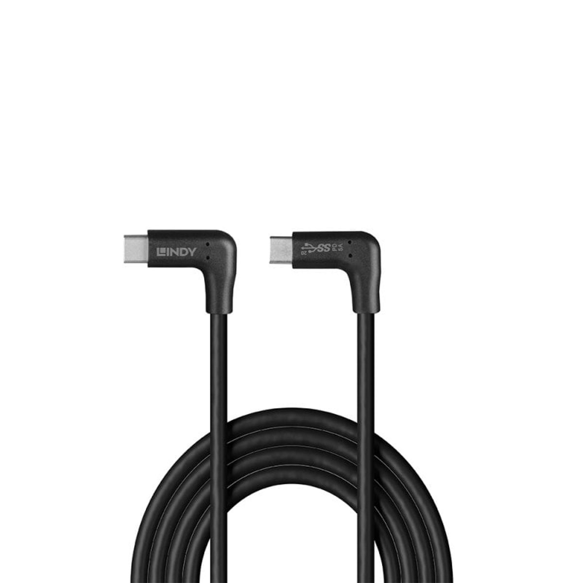 Lindy 32023 USB-kabel USB 3.2 Gen 2 (3.1 Gen 2) 1 m USB C Zwart