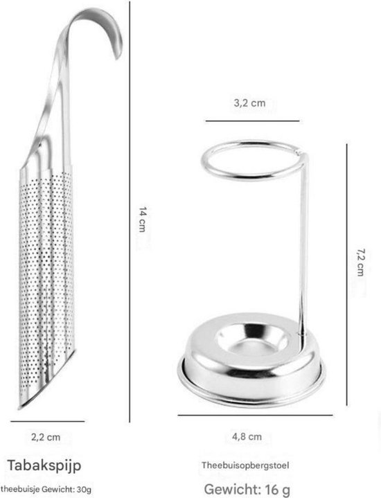 Theefilter RVS | Onmisbaar bij losse thee | Van Bruggen Thee