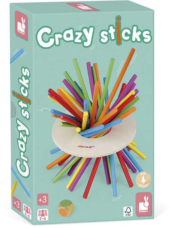 Janod - Spel - Crazy Sticks - Behendigheidsspel