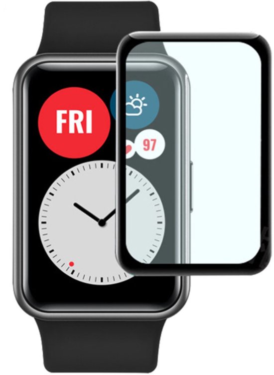 Protecteur d'écran Huawei Watch Fit New - 3 pièces - Convient pour Huawei Watch Fit New - Protection écran smartwatch - Protecteur Huawei Watch Fit New plaque de protection d'écran - 3 pièces