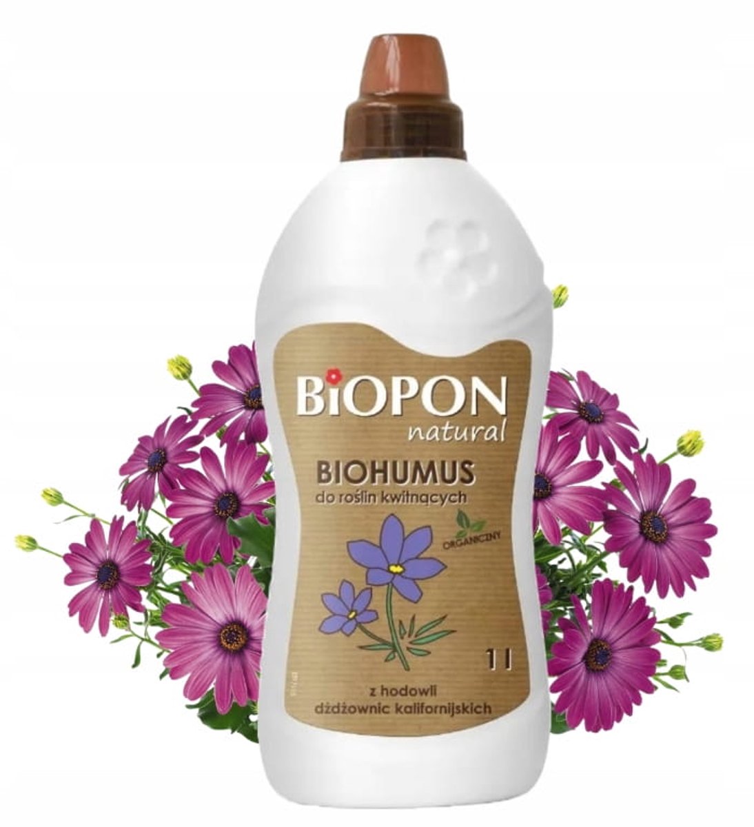 Biopon Serie - Vloeibare Natuurlijke Meststof - 1 l - Voor Bloeiende Planten