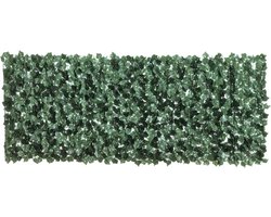 Outsunny kunsthaag - kunststof - L240 x B100 cm - donkergroen