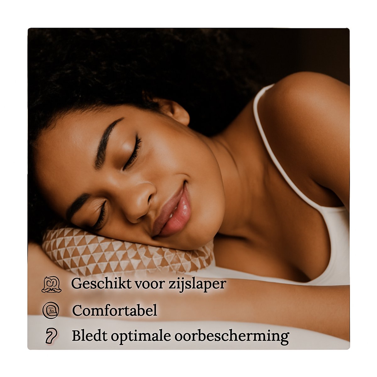 Magnico® Piercing Kussen - Donut kussen - Bruin-Wit - Comfortabel - Kussen met gat - Ringkussen - Oor - Oorkussen - Bevordert betere genezing – Hoogwaardig materiaal - Pasen - Moederdag - Cadeau — cadeau in Verzorging - foto 4