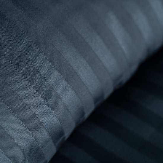 Kayori Elin Dekbedovertrek Katoensatijn - 240x200-220 cm +2 slopen - Lits-jumeaux - Denim van Merkloos — afbeelding 4