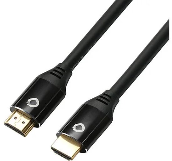 Oehlbach HDMI gecertificeerd 2.1 - [1x HDMI-stekker - 1x HDMI-stekker] 1,5 meter zwart
