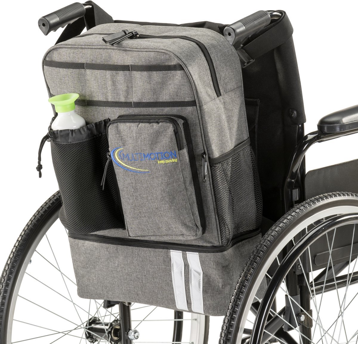 MultiMotion Luxe Rolstoeltas / Rugzak Inclusief Koelvak | Rolstoel tas