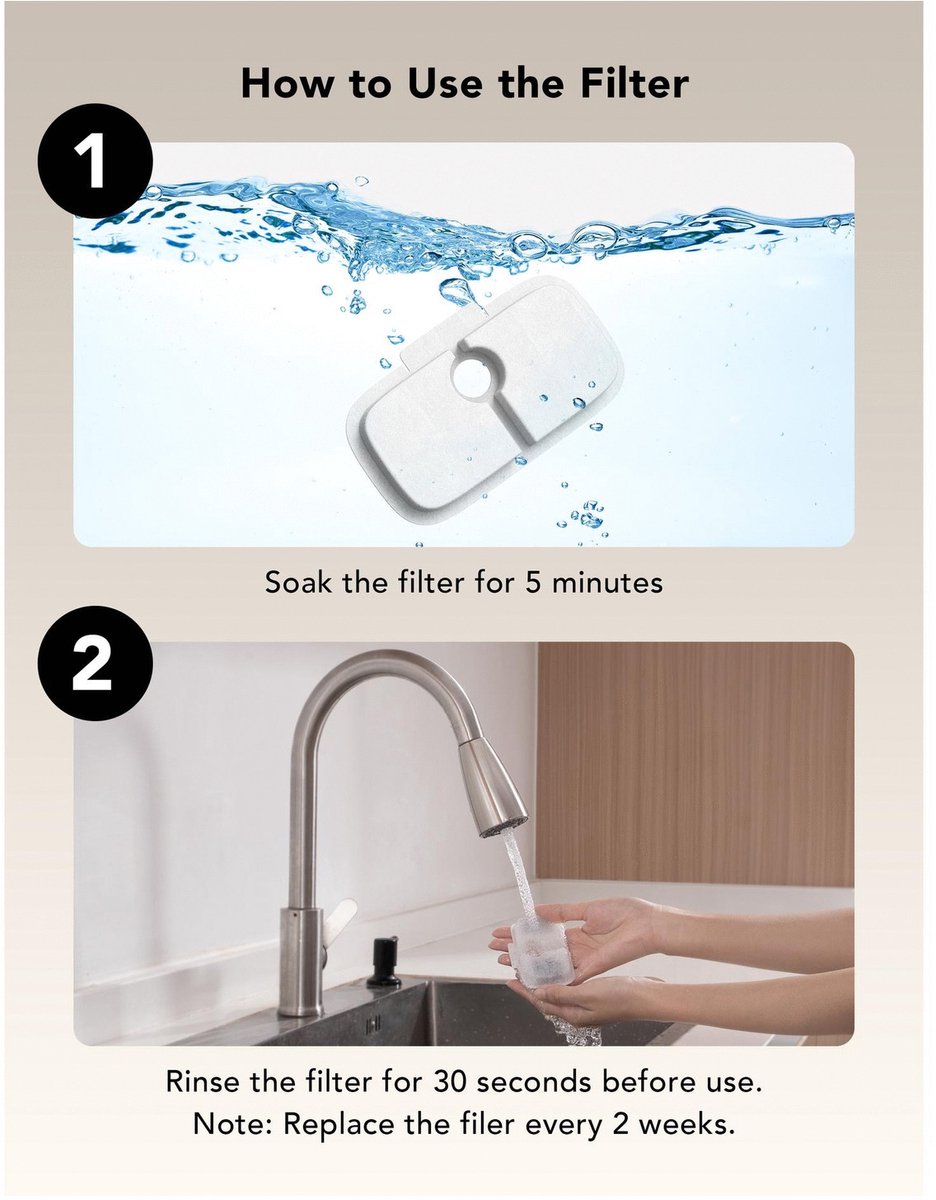 Petlibro Dockstream Vervangfilter 8 Stuks - afbeelding 3