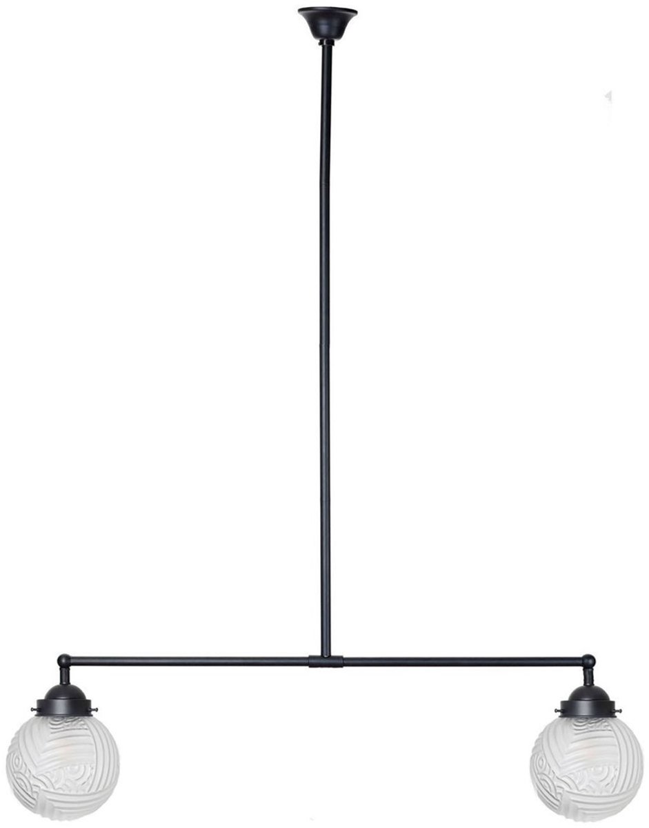 Coloured by Art Moonlight T-lamp 2 lichts Nouveau Romance Geëtst - Art Deco Trade Zwart