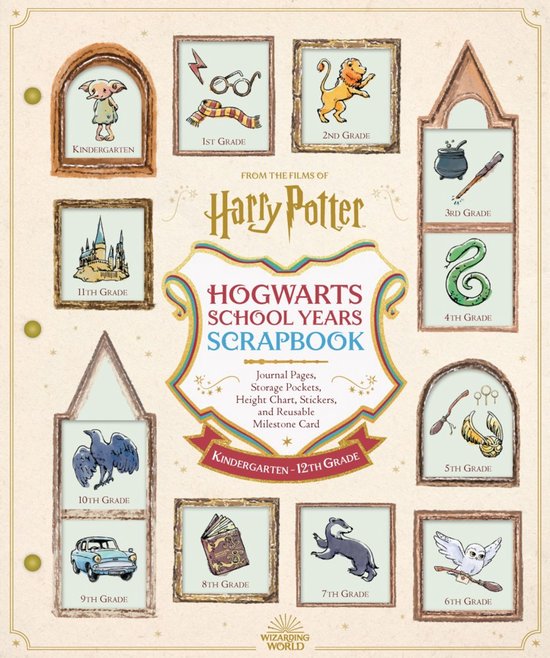 Harry Potter School Years Scrapbook - cover