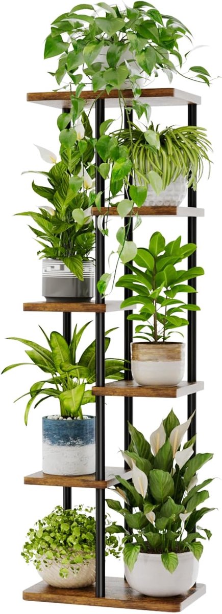 MKSS® Plantentafel - Plantenrek Buiten - Plantensteun - Plantenstandaard - Hout
