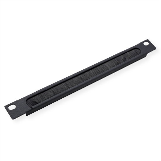 Entrée de câble ROLINE 10 pouces, avec brosse 0,5U noir