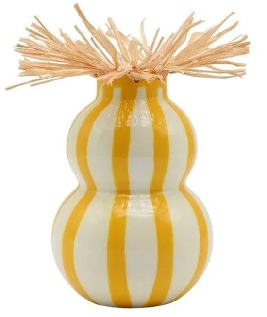 Que Rico - Vase Esperanza Rayas Bailarinas - jaune