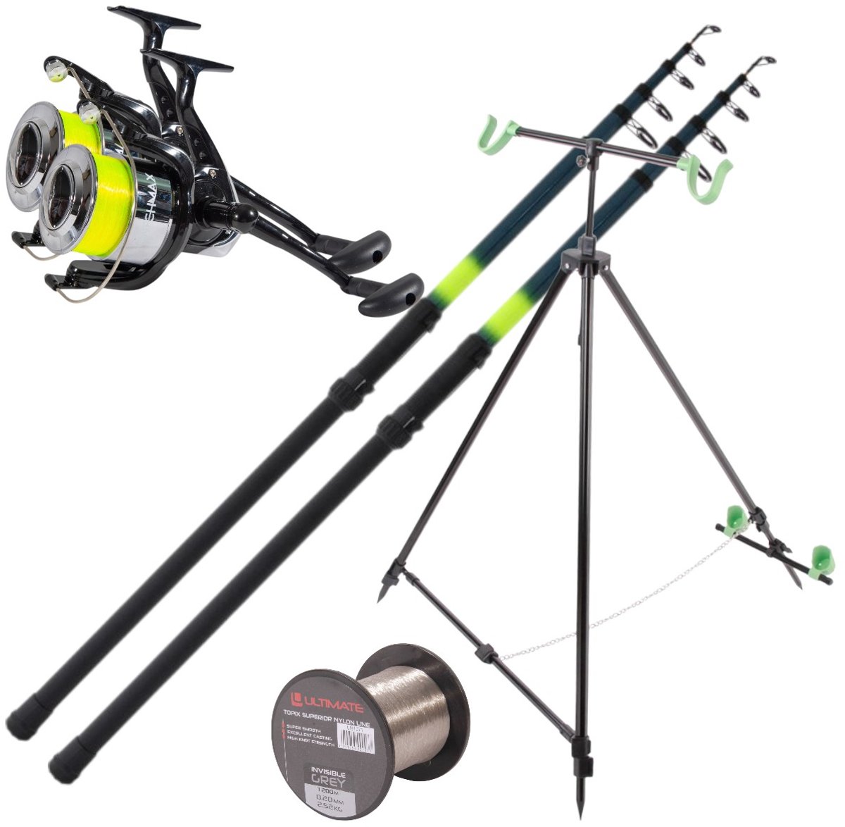 NGT Beachcaster Set Deluxe | Zeevis set