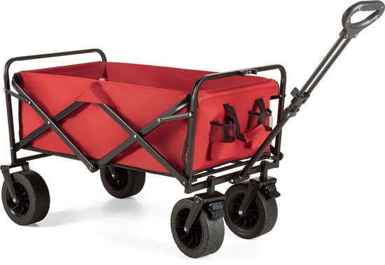 Outtec® Opvouwbare Bolderkar, Bolderwagen, Boodschappenwagen - 100 liter - tot 100 kg - 91x59x52 cm - voor Boodschappen & Kamperen van Outtec — afbeelding 2