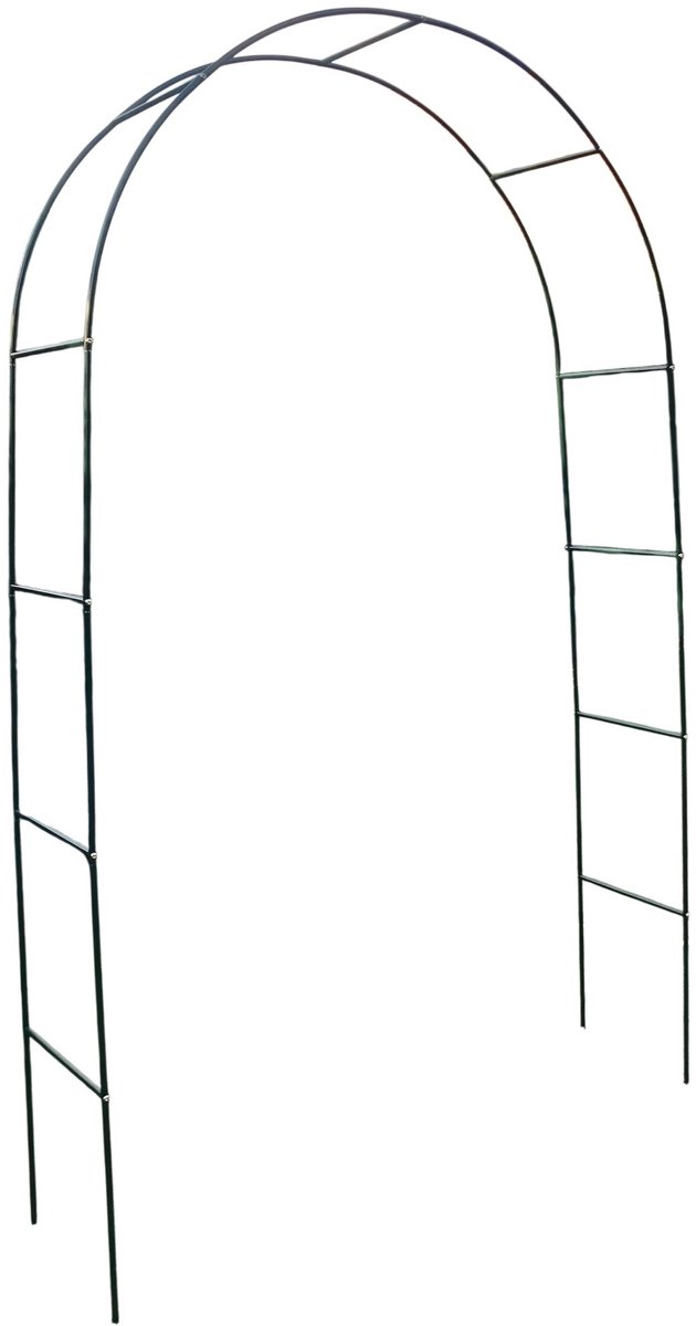 Dutchlander Rozenboog - metaal - groen - poedercoat - 240 x 145 x 38 cm
