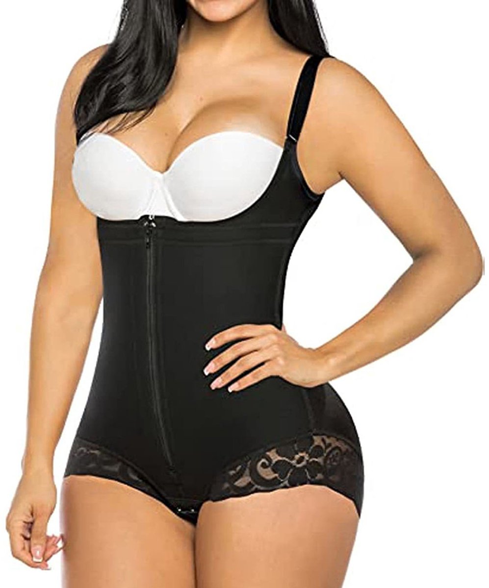 Somstyle Colombiaanse Corrigerende Body - Maat L - Bodysuit - Corrigerend Ondergoed Dames - Bodyshaper - Zwart