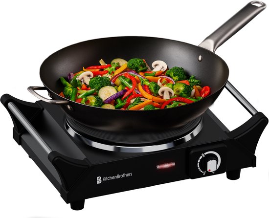 KitchenBrothers Elektrische Kookplaat - 1 Pits