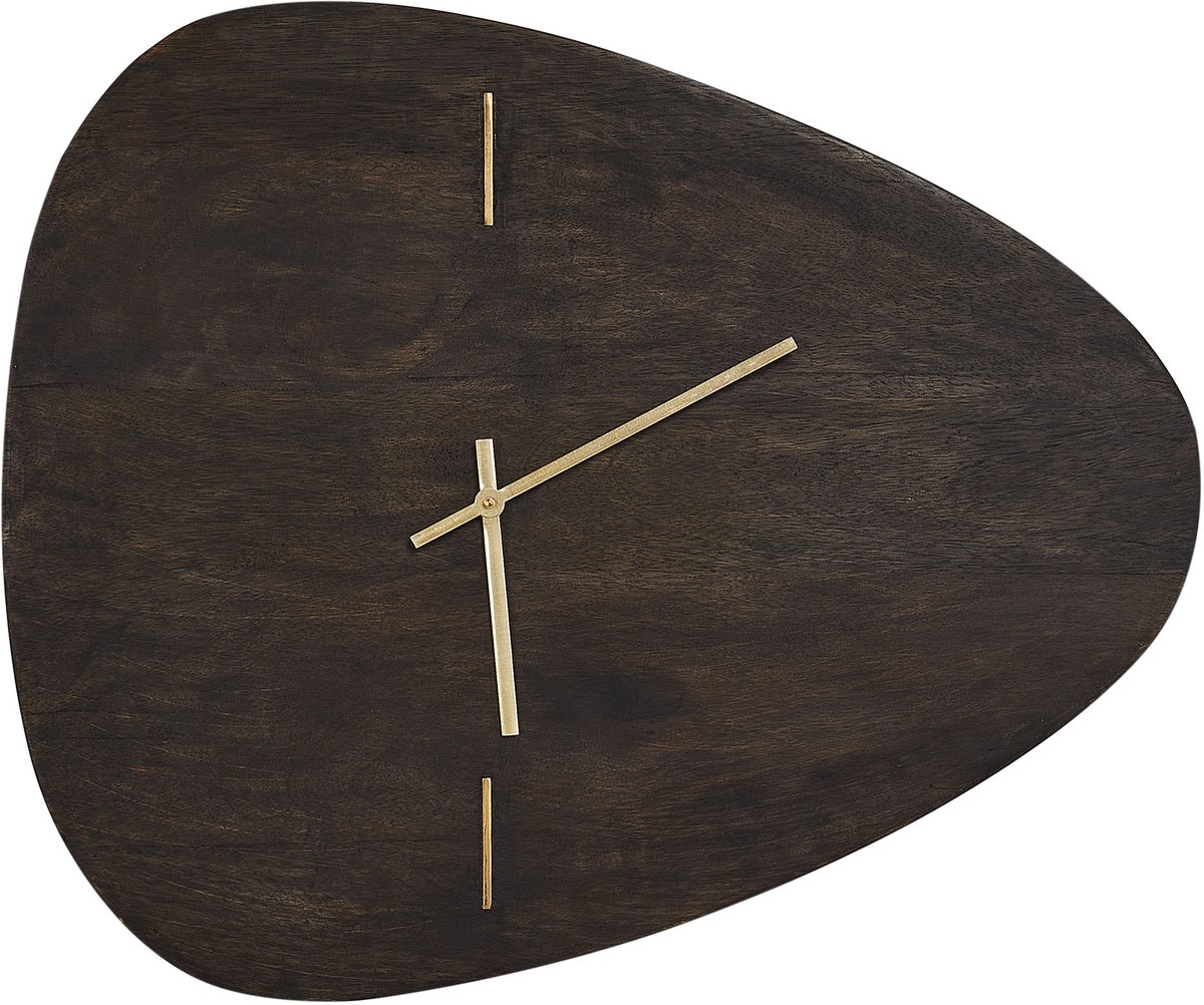 LOKTAK - Wandklok - Donkerbruin - MDF