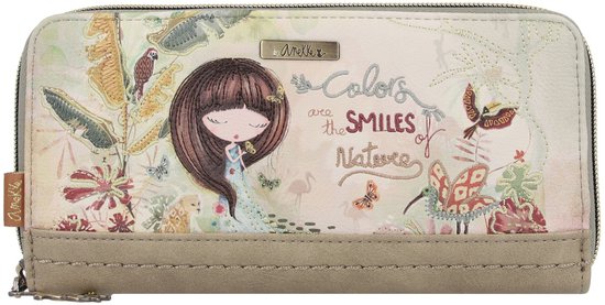 Anekke Porte-monnaie Amazonia Extra Large Wallet Multicolor Multicolore