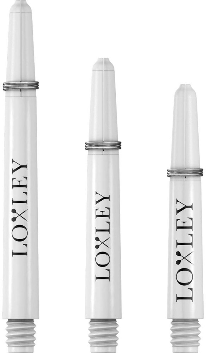 Loxley Nylon White - Dart Shafts Short