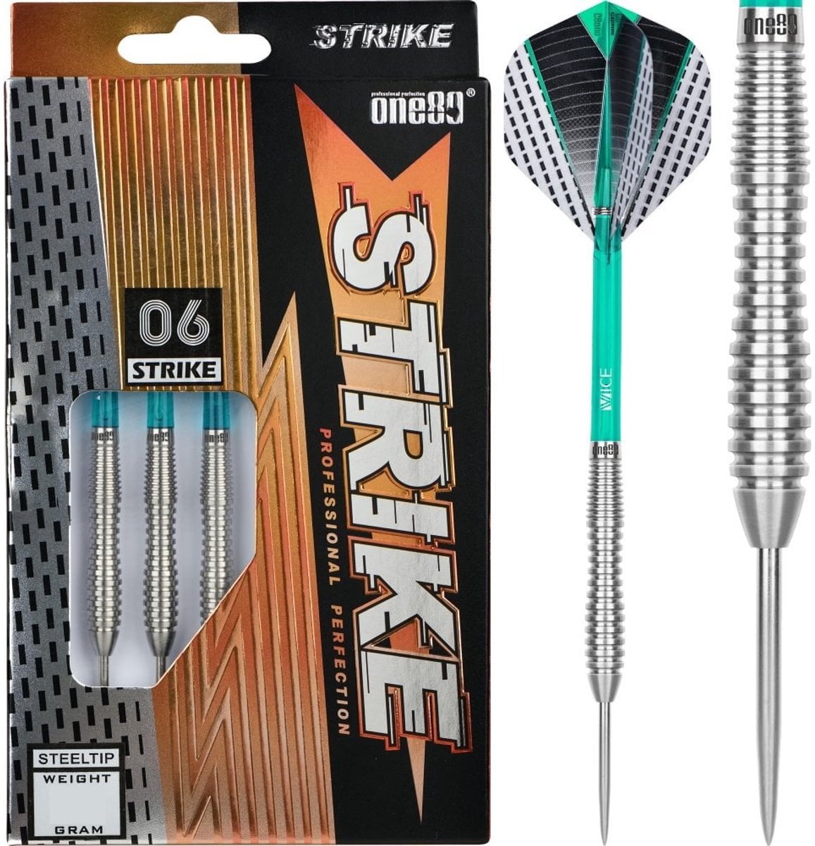 ONE80 Strike 06 80% - Dartpijlen 26 Gram