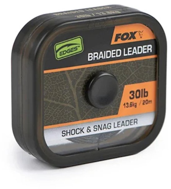 Fox Naturals Braided Leader - 20 m - 13,6 kg van Fox — afbeelding 4